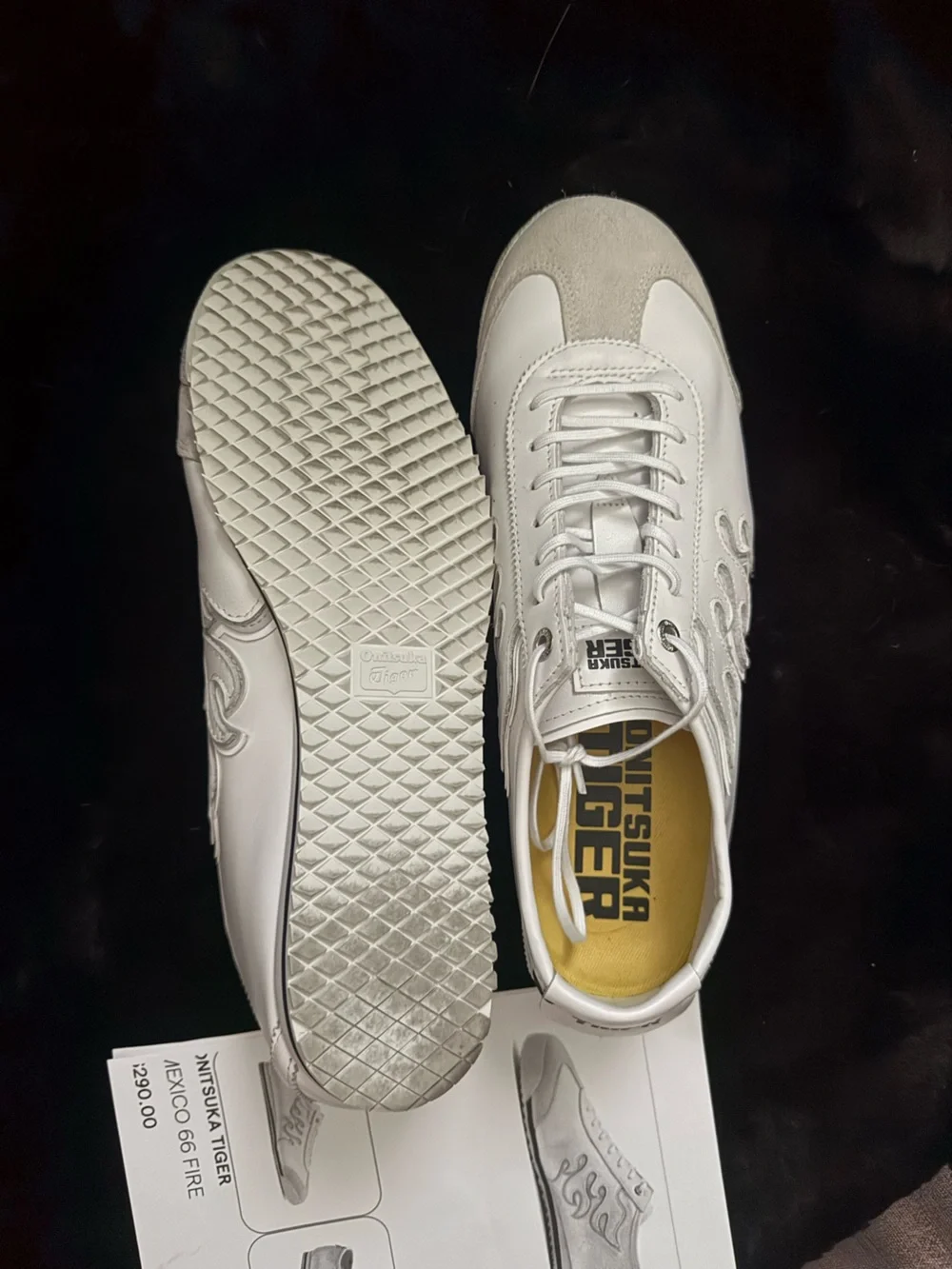 Onitsuka Tiger by Asics Mexico 66 Fire Women's Sneakers in White